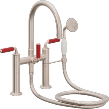 California Faucets 1308-60-RD.18-PC - Traditional Deck Mount Tub Filler - Arc Spout