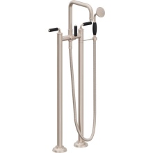 California Faucets 1403-60-ADC.18-PC - Traditional Floor Mount Tub Filler - Quad Spout
