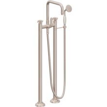 California Faucets 1403-60X.18-PC - Traditional Floor Mount Tub Filler - Quad Spout
