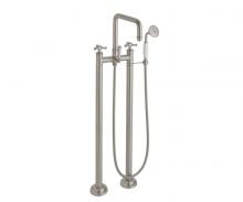 California Faucets 1403-63.20-PC - Traditional Floor Mount Tub Filler