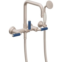 California Faucets 1406-60-BP.18-PC - Traditional Wall Mount Tub Filler - Quad Spout