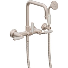 California Faucets 1406-60-WP.18-PC - Traditional Wall Mount Tub Filler - Quad Spout