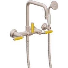California Faucets 1406-60-YP.18-PC - Traditional Wall Mount Tub Filler - Quad Spout