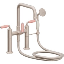 California Faucets 1408-60-PP.20-PC - Traditional Deck Mount Tub Filler - Quad Spout