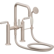 California Faucets 1408-60-WP.18-PC - Traditional Deck Mount Tub Filler - Quad Spout