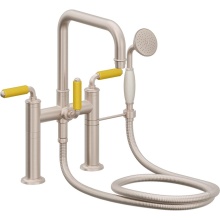 California Faucets 1408-60-YP.18-PC - Traditional Deck Mount Tub Filler - Quad Spout