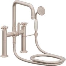 California Faucets 1408-60X.18-PC - Traditional Deck Mount Tub Filler - Quad Spout