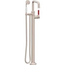 California Faucets 1411-60-RD.20-PC - Traditional Single Hole Floor Mount Tub Filler - Quad Spout