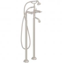 California Faucets 1503-47.20-PC - Traditional Floor Mount Tub Filler