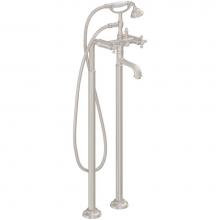 California Faucets 1503-60.20-PC - Traditional Floor Mount Tub Filler