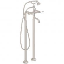 California Faucets 1503-61.20-PC - Traditional Floor Mount Tub Filler