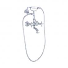 California Faucets 1506-D-60.20-PC - Deluxe Wall Mount ''Telephone'' Set with Customer Specified Handles