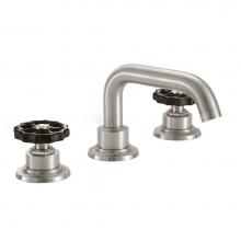 California Faucets 3102WB-PC - 8'' Widespread Lavatory Faucet - Black Wheel Handles