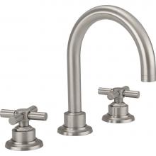 California Faucets 3102XZB-PC - 8'' Widespread Lavatory Faucet with ZeroDrain