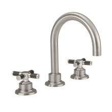 California Faucets 3102XFZBF-RBZ - 8'' Widespread Lavatory Faucet with ZeroDrain Upgrade - Knurled Handle