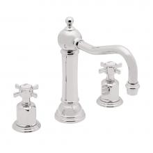 California Faucets 3202ZBF-RBZ - 8'' Widespread Lavatory Faucet with 2-1/4'' Diameter ZeroDrain®