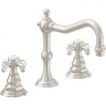 California Faucets 6102XDZBF-PC - 8'' Widespread Lavatory Faucet with Completely Finished ZeroDrain