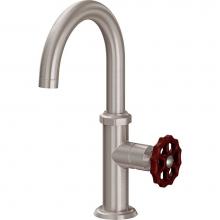 California Faucets 8109WR-1-PC - Single Hole Lavatory/Bar/Prep Faucet - Low Spout