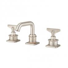 California Faucets 8502BZBF-RBZ - Widespread Low Spout with ZeroDrain Upgrade - Blade Handle