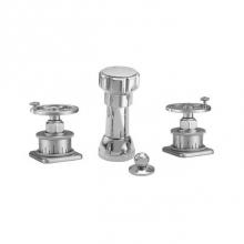California Faucets 8504W-RBZ - Bidet Set  - Wheel Handle