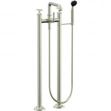 California Faucets 8508B-ETF.18-PC - Floor Mount Tub Filler