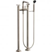 California Faucets 8508W-ETF.18-PC - Floor Mount Tub Filler - Wheel Handles