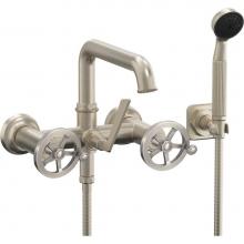 California Faucets 8508W-ETW.20-PC - Wall Mount Tub Filler - Wheel Handles