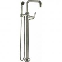 California Faucets 8511.20-PC - Single Hole Floor Mount Tub Filler
