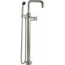 California Faucets 8511B.18-PC - Single Hole Floor Mount Tub Filler