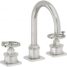 California Faucets 8602WZB-PC - 8'' Widespread Lavatory Faucet with ZeroDrain