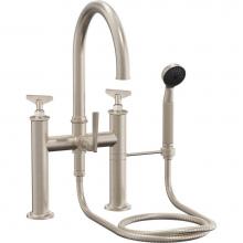 California Faucets 8608B-ETD.20-PC - Deck Mount Tub Filler