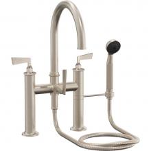 California Faucets 8608-ETD.20-PC - Deck Mount Tub Filler