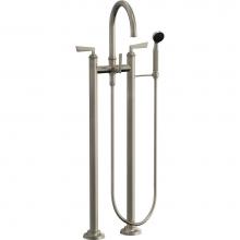 California Faucets 8608-ETF.20-PC - Floor Mount Tub Filler