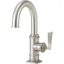 California Faucets 8609-1-PC - Single Hole Lavatory/Bar/Prep Faucet - Low Spout