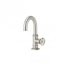 California Faucets 8609W-1-RBZ - Single Hole High Spout Lavatory/Prep/Bar Faucet - Wheel Handle