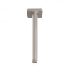 California Faucets 9116-37-18-PC - 18'' Ceiling Shower Arm - Rounded Square Base
