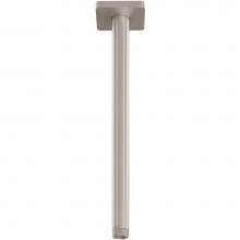 California Faucets 9116-37-30-PC - 30'' Ceiling Shower Arm - Rounded Square Base