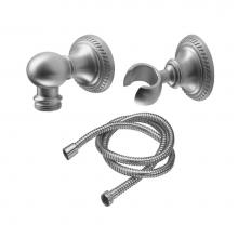 California Faucets 9125-38-MWHT - Wall Mounted Handshower Kit - Rope