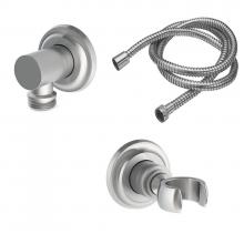 California Faucets 9125-45-PC - Wall Mounted Handshower Kit - Concave