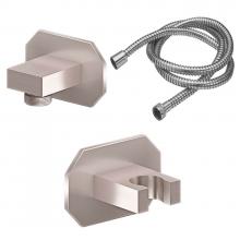 California Faucets 9125-C2-PC - Wall Mounted Handshower Kit - Octagonal