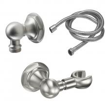 California Faucets 9125S-47-PC - Swivel Wall Mounted Handshower Kit - Hex