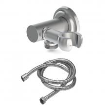 California Faucets 9126S-45-PC - Swivel Wall Mounted Handshower Kit - Concave