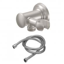 California Faucets 9126S-48-PC - Swivel Wall Mounted Handshower Kit - Concave