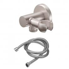California Faucets 9126S-C1-PC - Swivel Wall Mounted Handshower Kit - Round