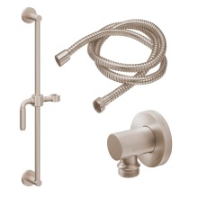 California Faucets 9127-41-PC - Slide Bar Handshower Kit - Lever Handle with Round Base
