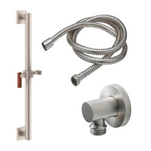 California Faucets 9127-GB30-37T-PC - 30'' Grab Bar Handshower Kit - Lever Handle with Quad Base