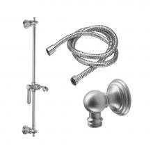 California Faucets 9129-33-RBZ - Slide Bar Handshower Kit - Lever Handle With Line Base