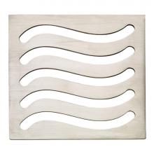 California Faucets 9173-A-WHT - Wave StyleDrain® Trim Grid Only