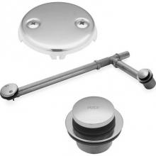 California Faucets 9228-T-PC - Waste And Overflow With Toe Activated Drain