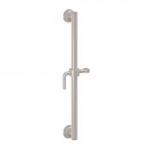 California Faucets 9424S-30K-MWHT - 24'' Grab Bar with Slide
